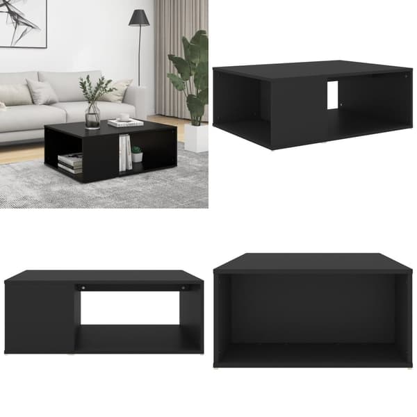 Sofabord 90x67x33 cm konstrueret træ sort - Sofabord - Sofaborde - Home & Living
