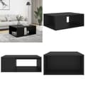 Miniatyrbillede 1 af 7: Sofabord 90x67x33 cm konstrueret træ sort - Sofabord - Sofaborde - Home & Living
