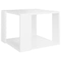 Miniatyrbild 3 av 6: Soffbord vit 40x40x30 cm konstruerat trä - Soffbord - Soff Bord - Home & Living