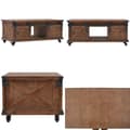 Miniatyrbild 1 av 11: Soffbord massivt granträ 91x51x38 cm brun - Soffbord - Soff Bord - Home & Living
