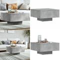 Miniatyrbillede 1 af 10: Sofabord 60x60x31,5 cm spånplade betongrå - Sofabord - Sofaborde - Home & Living