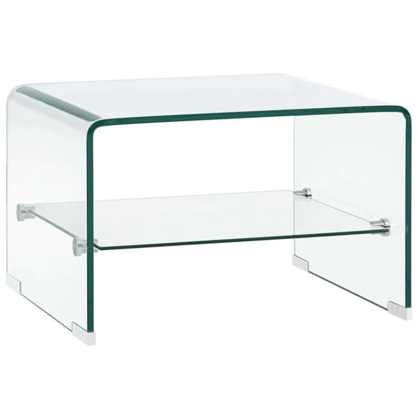 Soffbord genomskinlig 50x45x33 cm härdat glas - Soffbord - Soff Bord - Home & Living