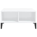 Miniatyrbillede 4 af 7: Sofabord 60x60x30 cm spånplade hvid højglans - Sofabord - Sofaborde - Home & Living