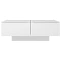 Miniatyrbillede 4 af 8: Sofabord 90x60x31 cm konstrueret træ hvid - Sofabord - Sofaborde - Home & Living