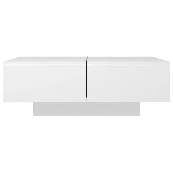 Sofabord 90x60x31 cm konstrueret træ hvid - Sofabord - Sofaborde - Home & Living