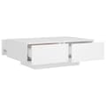 Miniatyrbillede 6 af 8: Sofabord 90x60x31 cm konstrueret træ hvid - Sofabord - Sofaborde - Home & Living