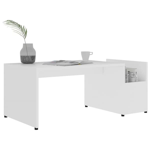 Sofabord 90x45x35 cm konstrueret træ hvid - Sofabord - Sofaborde - Home & Living