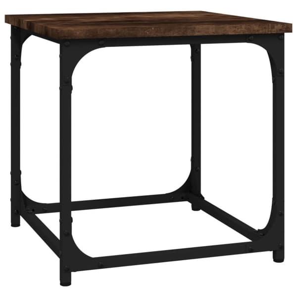 Sidebord 40x40x40 cm konstrueret træ røget egetræsfarve - Sidebord - Sideborde - Home & Living