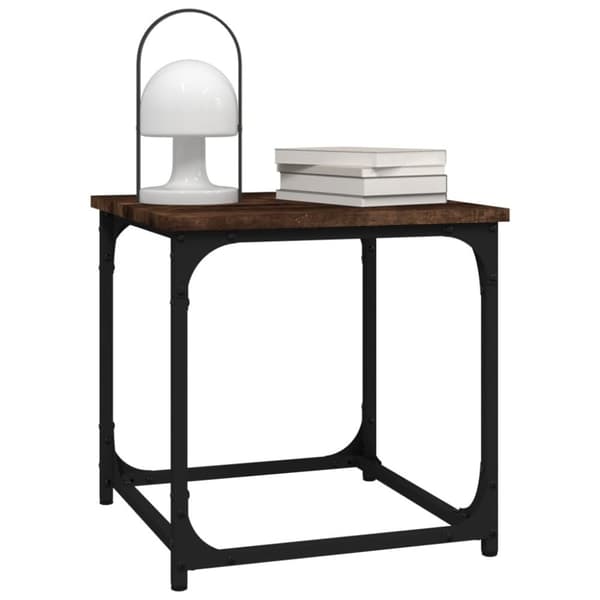 Sidebord 40x40x40 cm konstrueret træ røget egetræsfarve - Sidebord - Sideborde - Home & Living