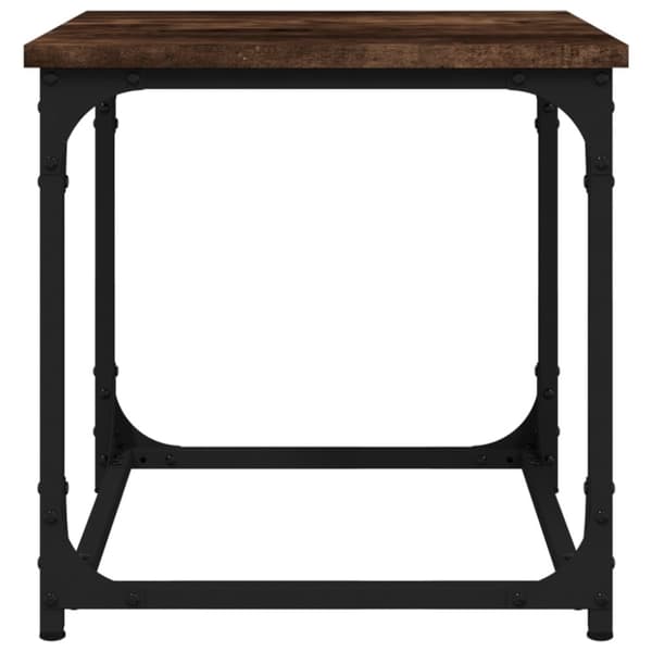 Sidebord 40x40x40 cm konstrueret træ røget egetræsfarve - Sidebord - Sideborde - Home & Living
