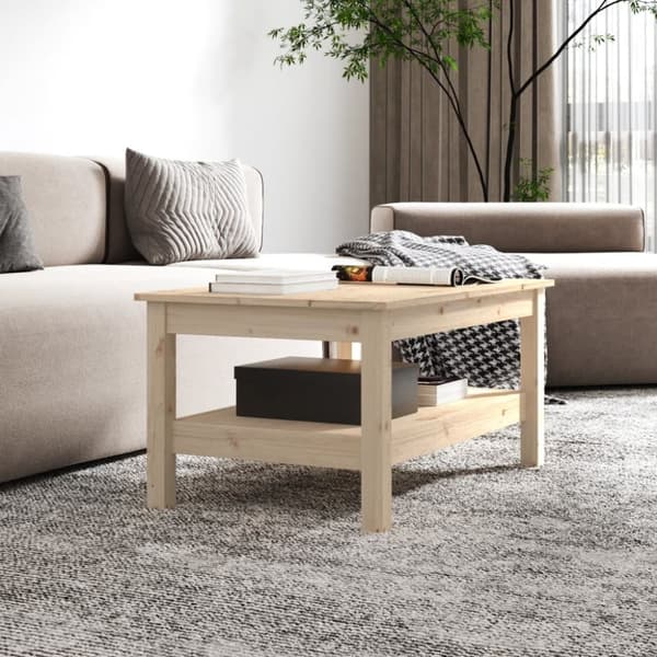 Sofabord 80x50x40 cm massivt fyrretræ - Sofabord - Sofaborde - Home & Living