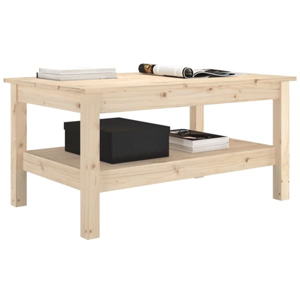 Sofabord 80x50x40 cm massivt fyrretræ - Sofabord - Sofaborde - Home & Living