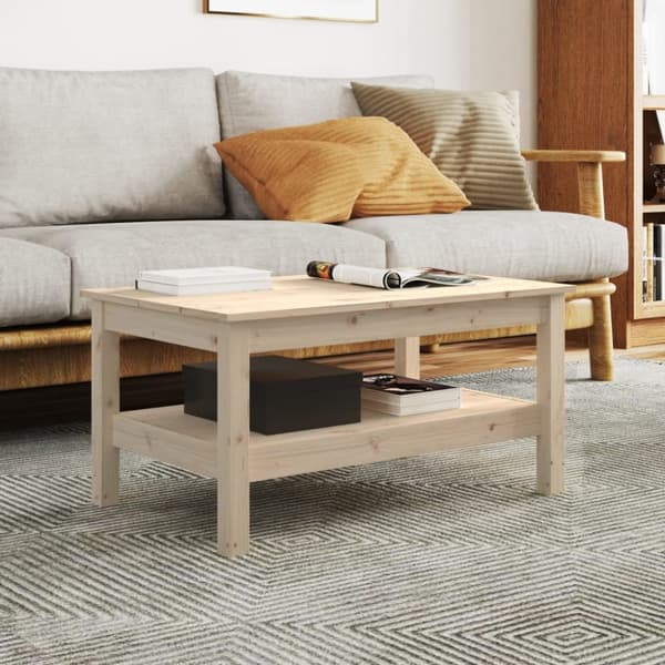 Sofabord 80x50x40 cm massivt fyrretræ - Sofabord - Sofaborde - Home & Living