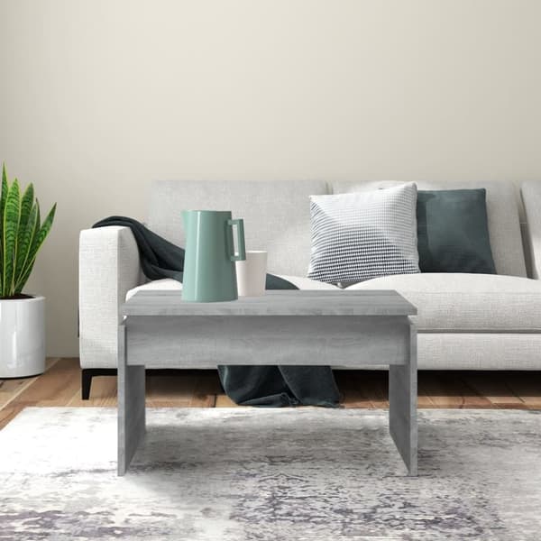Soffbord grå sonoma 68x50x38 cm konstruerat trä - Soffbord - Små Soffbord - Home & Living
