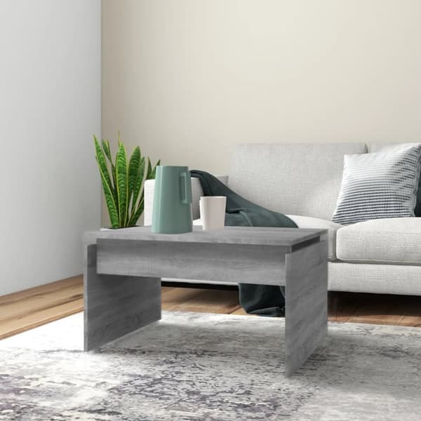 Soffbord grå sonoma 68x50x38 cm konstruerat trä - Soffbord - Små Soffbord - Home & Living