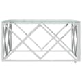 Miniatyrbillede 4 af 7: Sofabord 80x80x40 cm rustfrit stål og glas - Sofabord - Sofaborde - Home & Living