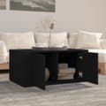 Miniatyrbillede 4 af 10: Sofabord 80x50x36 cm konstrueret træ sort - Sofabord - Sofaborde - Home & Living