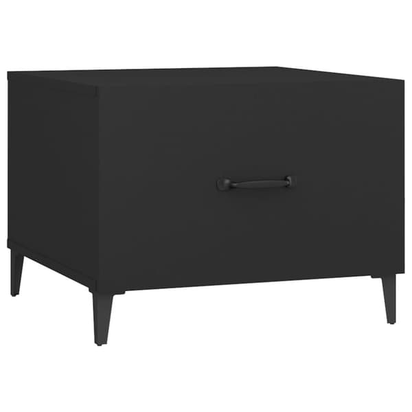 Sofabord med metalben 2 stk. 50x50x40 cm sort - Sofabord - Sofaborde - Home & Living