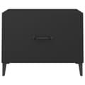 Miniatyrbillede 8 af 11: Sofabord med metalben 2 stk. 50x50x40 cm sort - Sofabord - Sofaborde - Home & Living