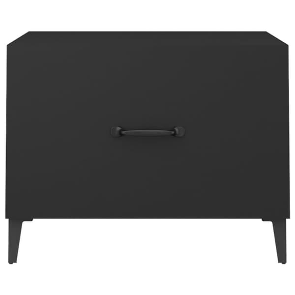 Sofabord med metalben 2 stk. 50x50x40 cm sort - Sofabord - Sofaborde - Home & Living