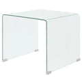Miniatyrbillede 2 af 7: Sofabord i klart hærdet glas 49,5x50x45 cm - Sofabord - Sofaborde - Home & Living