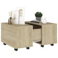 Miniatyrbillede 5 af 9: Sofabord 60x60x38 cm spånplade sonoma-eg - Sofabord - Sofaborde - Home & Living