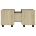 Miniatyrbillede 7 af 9: Sofabord 60x60x38 cm spånplade sonoma-eg - Sofabord - Sofaborde - Home & Living
