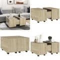 Miniatyrbillede 1 af 9: Sofabord 60x60x38 cm spånplade sonoma-eg - Sofabord - Sofaborde - Home & Living