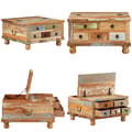 Miniatyrbillede 1 af 11: Sofabord 70x70x38 cm genbrugstræ - Sofabord - Sofaborde - Home & Living