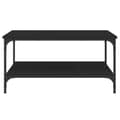 Miniatyrbillede 5 af 10: Sofabord 80x80x40 cm konstrueret træ sort - Sofabord - Sofaborde - Home & Living