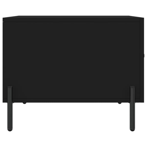 Soffbord svart 50x50x40 cm konstruerat trä - Soffbord - Små Soffbord - Home & Living