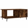 Miniatyrbillede 3 af 11: Sofabord 90x50x40 cm konstrueret træ røget egetræsfarve - Sofabord - Sofaborde - Home & Living
