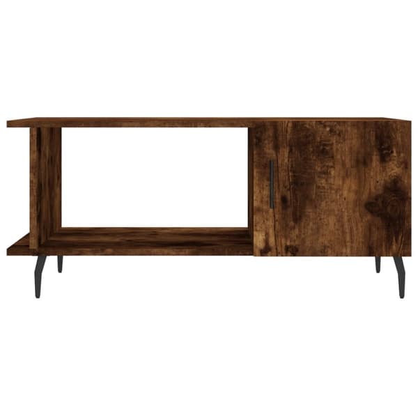 Sofabord 90x50x40 cm konstrueret træ røget egetræsfarve - Sofabord - Sofaborde - Home & Living