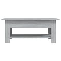 Miniatyrbillede 4 af 8: Sofabord 102x55x42 cm spånplade grå sonoma-eg - Sofabord - Sofaborde - Home & Living