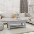 Miniatyrbillede 2 af 8: Sofabord 102x55x42 cm spånplade grå sonoma-eg - Sofabord - Sofaborde - Home & Living