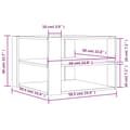 Miniatyrbillede 10 af 10: Sofabord 59,5x59,5x40 cm konstrueret træ sonoma-eg - Sofabord - Sofaborde - Home & Living