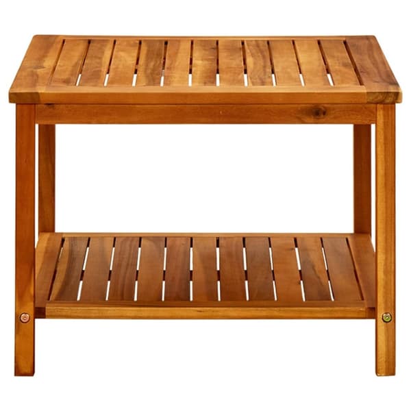 Soffbord 60x60x45 cm massivt akaciaträ - Trädgårdsbord - Sidobord - Home & Living