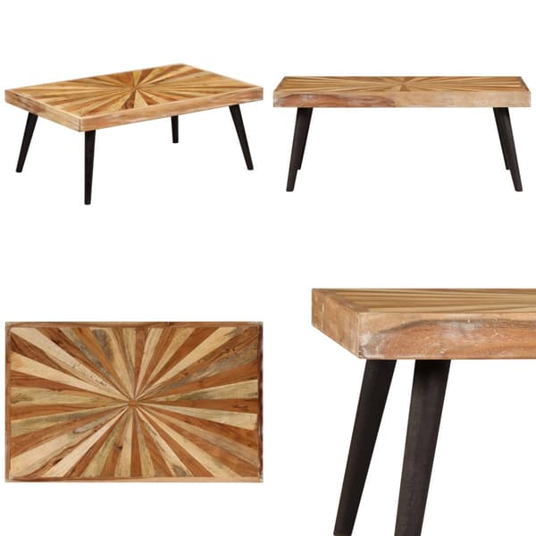 Soffbord massivt mangoträ 90x55x36 cm - Soffbord - Soff Bord - Home & Living