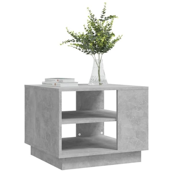 Soffbord betonggrå 55x55x43 cm spånskiva - Soffbord - Bord - Home & Living