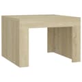 Miniatyrbillede 3 af 8: Sofabord 50x50x35 cm spånplade sonoma-eg - Sofabord - Sofaborde - Home & Living