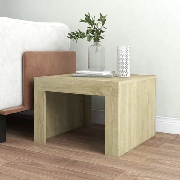 Sofabord 50x50x35 cm spånplade sonoma-eg - Sofabord - Sofaborde - Home & Living