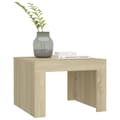 Miniatyrbillede 5 af 8: Sofabord 50x50x35 cm spånplade sonoma-eg - Sofabord - Sofaborde - Home & Living