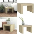 Miniatyrbillede 1 af 8: Sofabord 50x50x35 cm spånplade sonoma-eg - Sofabord - Sofaborde - Home & Living