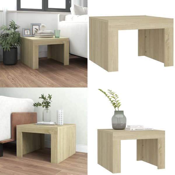 Sofabord 50x50x35 cm spånplade sonoma-eg - Sofabord - Sofaborde - Home & Living