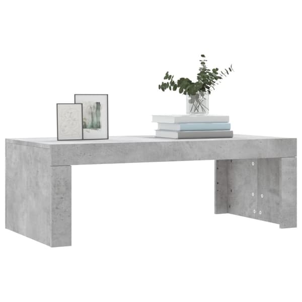 Sofabord 102x50x36 cm konstrueret træ betongrå - Sofabord - Sofaborde - Home & Living