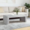 Miniatyrbillede 2 af 10: Sofabord 102x50x36 cm konstrueret træ betongrå - Sofabord - Sofaborde - Home & Living