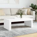 Miniatyrbillede 2 af 10: Sofabord 102x50x36 cm konstrueret træ hvid - Sofabord - Sofaborde - Home & Living