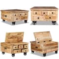 Miniatyrbillede 1 af 11: Sofabord 70x70x40 cm ru mangotræ - Sofabord - Sofaborde - Home & Living