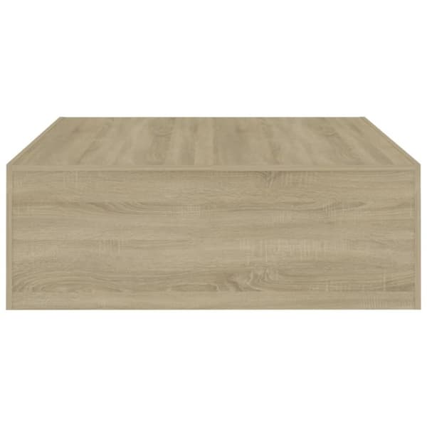 Sohvapöytä Sonoma-tammi 100x100x35 cm tekninen puu