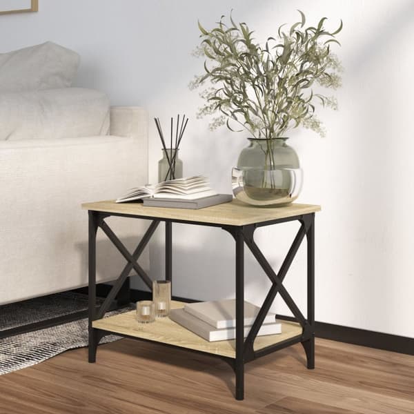 Soffbord sonoma ek 55x38x45 cm konstruerat trä